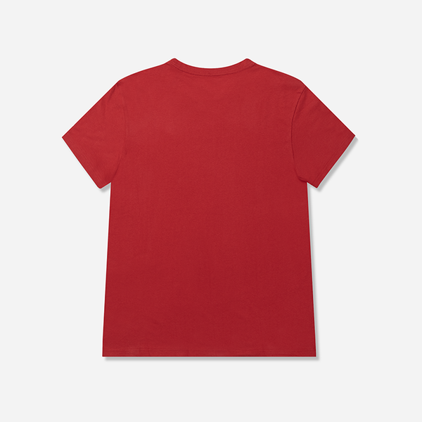 T-shirt color rojo marca New Era – Personalizable