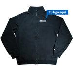 Track Jacket negra marca New Era - Personalizable