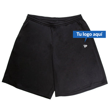 Shorts color negro marca New Era -  Personalizable